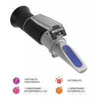 Рефрактометр для автомобилистов (пропиленгликоль, этиленгликоль, электролит) МЕГЕОН 72023 купить по низкой цене | МАКСПРОФИТ