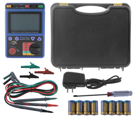 Измеритель сопротивления изоляции (мегаомметр) МЕГЕОН 13225 купить по низкой цене | МАКСПРОФИТ