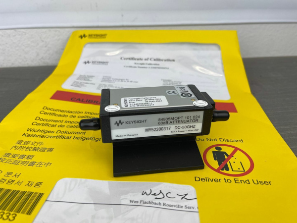 Программируемый ступенчатый аттенюатор Keysight 84905M (демонстрационный) купить по низкой цене | МАКСПРОФИТ